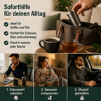 Edelstahl Tee- und Kaffeepressfilter - perfekter Genuss ohne Rückstände überall einsetzbar