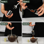 Edelstahl Tee- und Kaffeepressfilter - perfekter Genuss ohne Rückstände überall einsetzbar
