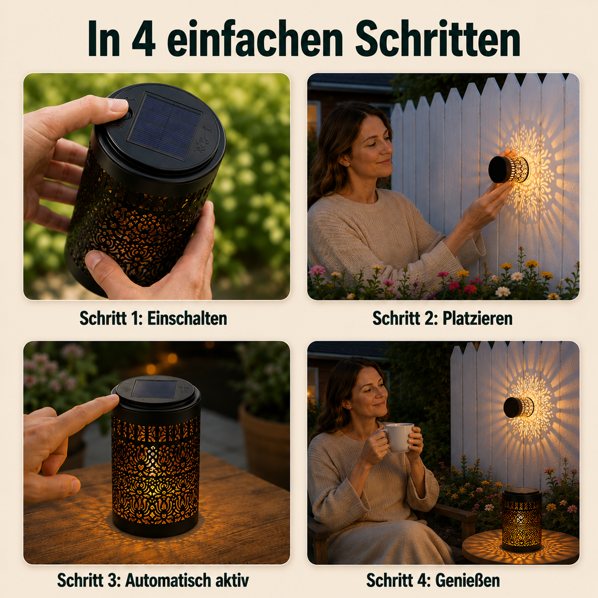 2er-Set Solar-Pfingstrosenlampen