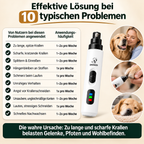 Silent Groom Pro Nagelschleifer – Leiser Hundenagelschleifer, USB-aufladbar