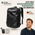 Reiserucksack mit Vakuum-Kompression – großer Business- & Reiserucksack