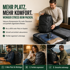 Reiserucksack mit Vakuum-Kompression – großer Business- & Reiserucksack