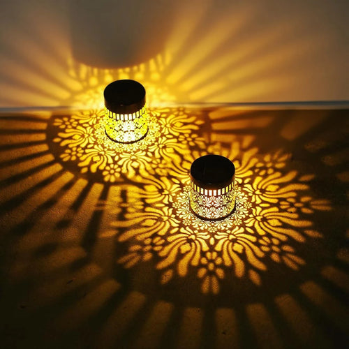 2er-Set Solar-Pfingstrosenlampen